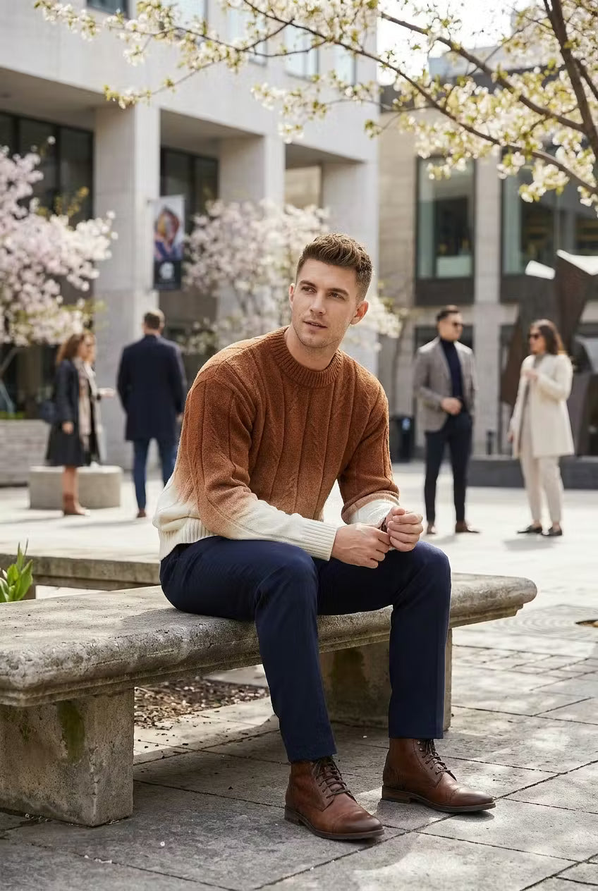 Cedar Fade Knit Sweater