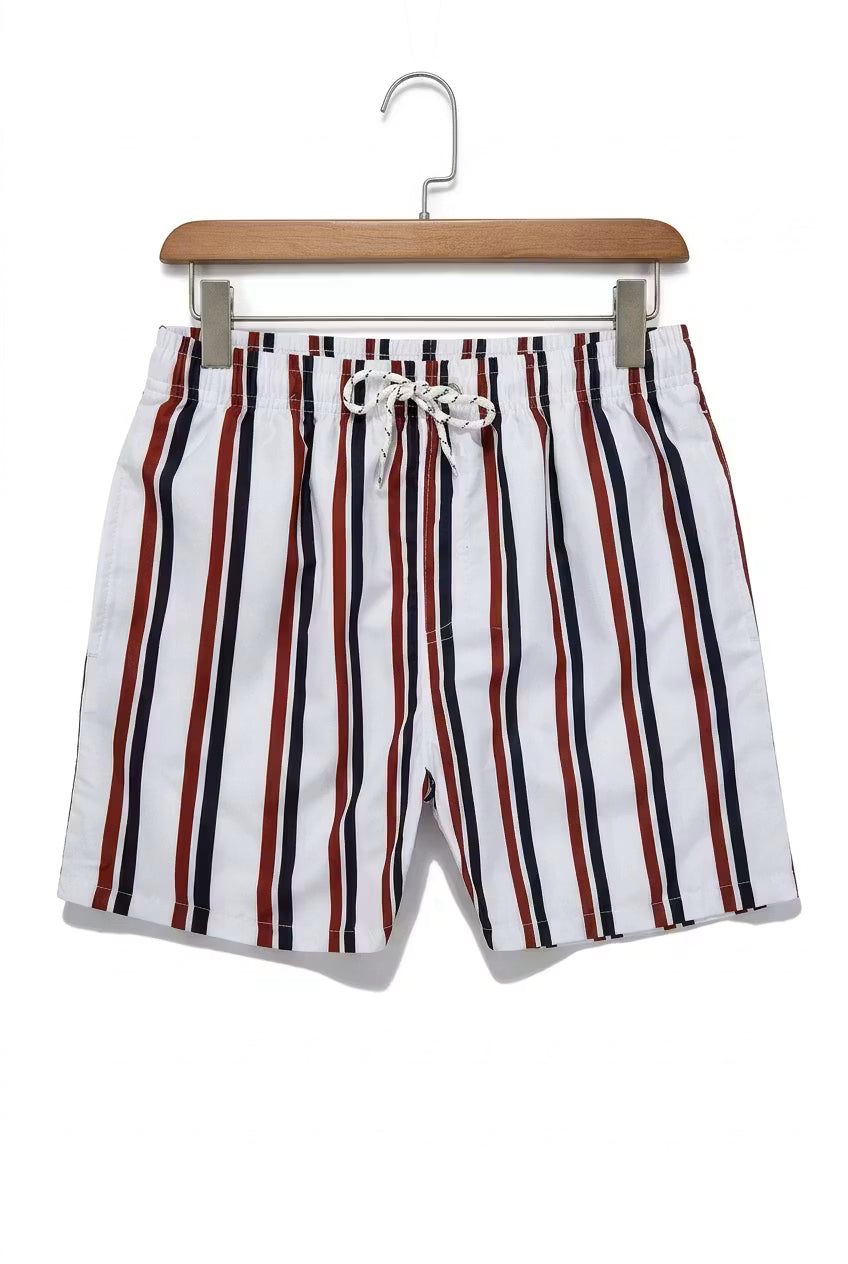 Seaside Stripe Swim Shorts