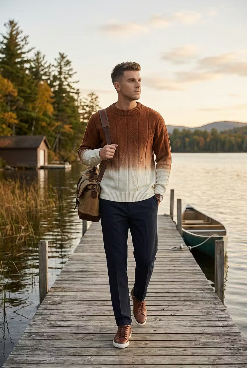 Cedar Fade Knit Sweater