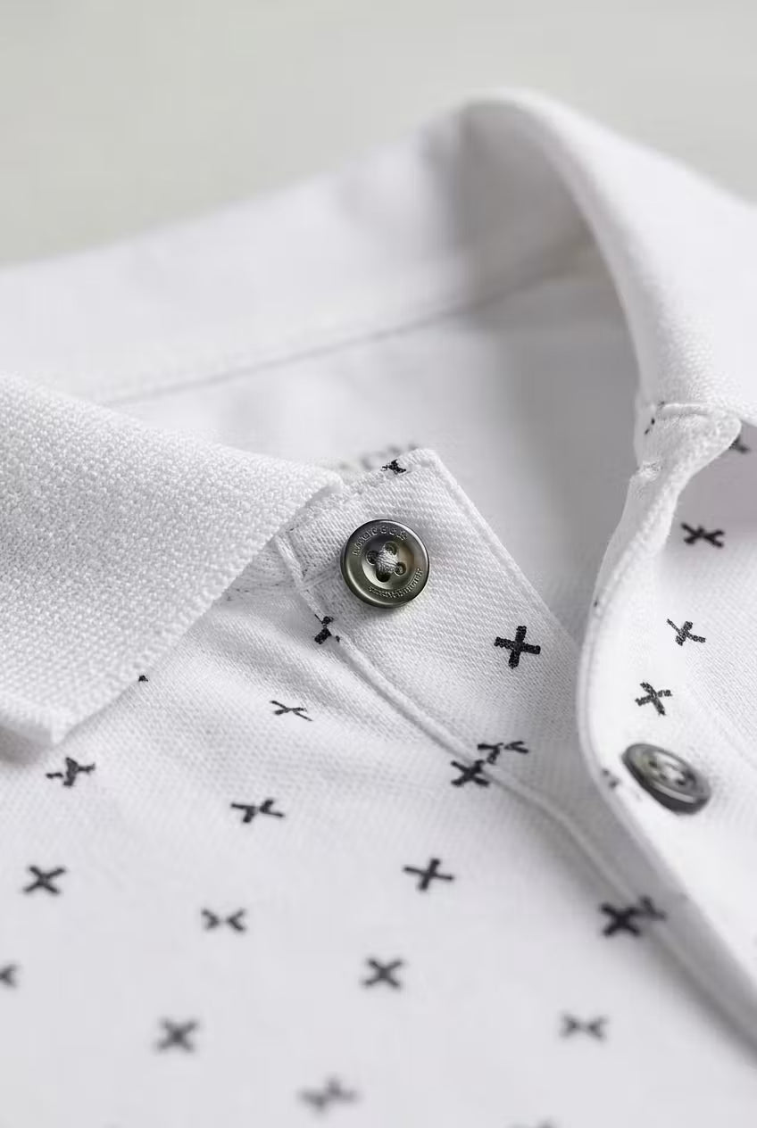 Birdie Print Golf Polo