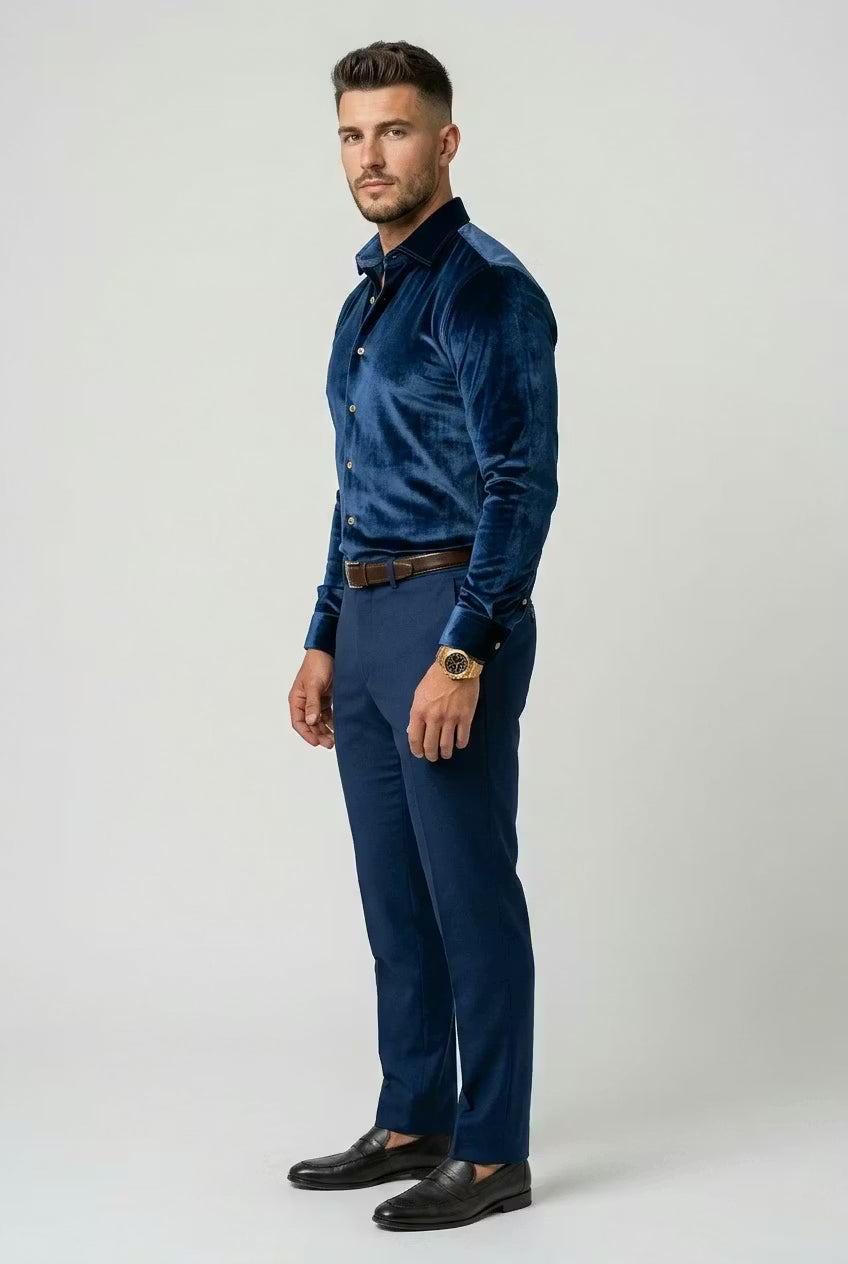 Velvet Button Shirt