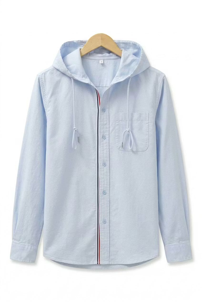 Coastal Ridge Hooded Overshirt