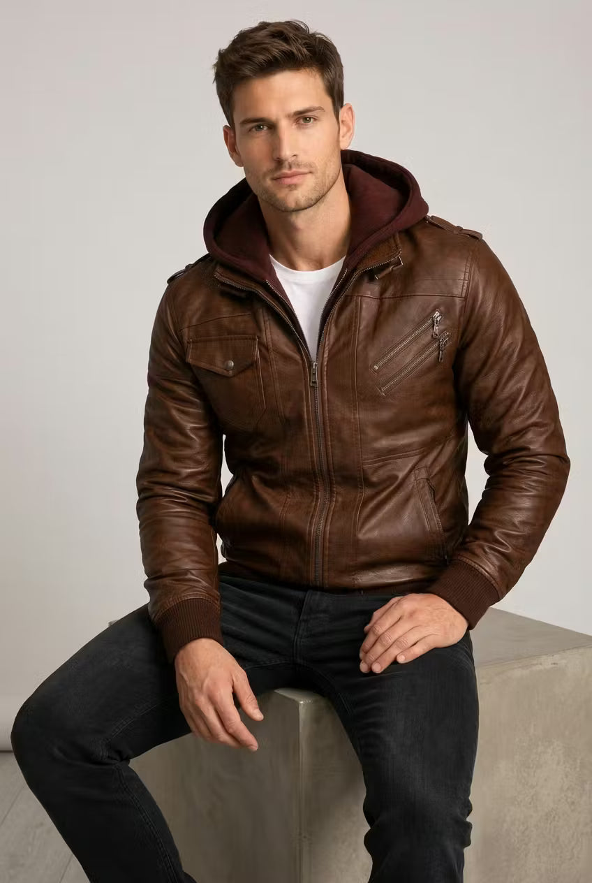 Ironwood Hooded Moto Jacket
