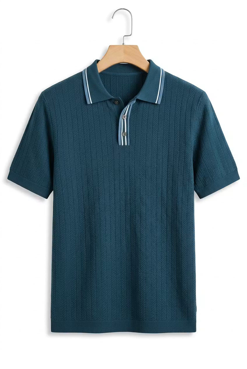 Seabrook Textured Knit Polo