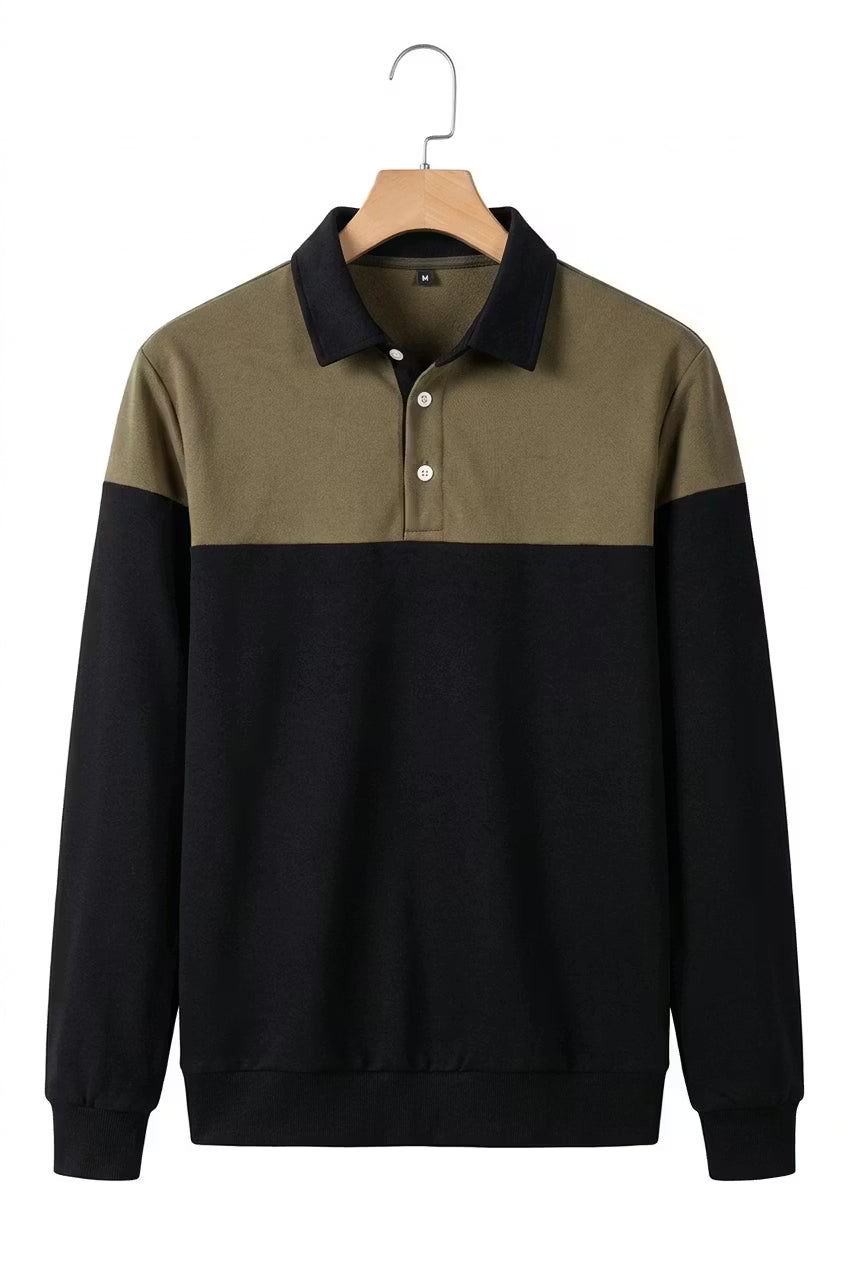 Harbour Block Polo Pullover