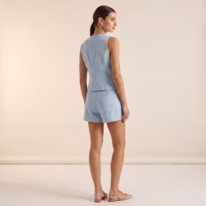 Elowen geknopt vest & shortsset