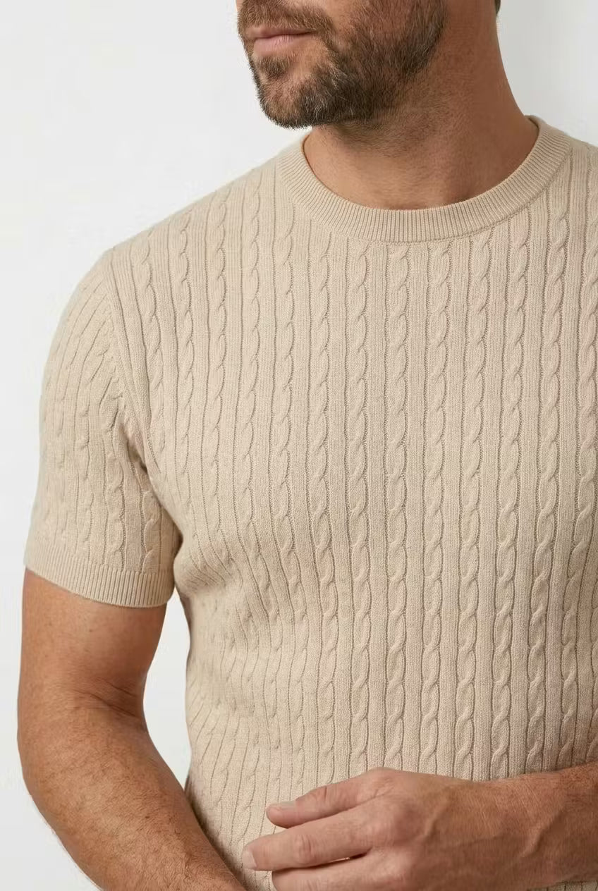 Camiseta punto cable Riviera