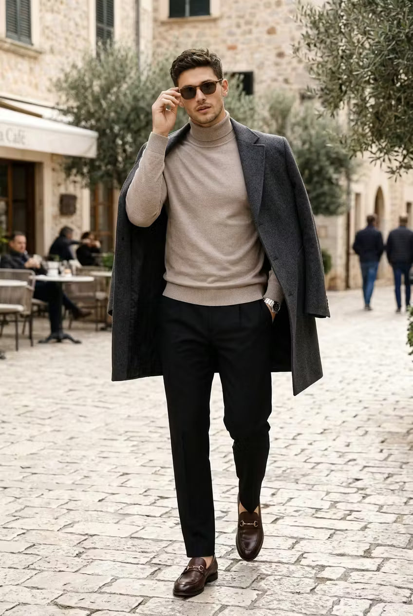 Harbour Ridge Ribbed Turtleneck Knit