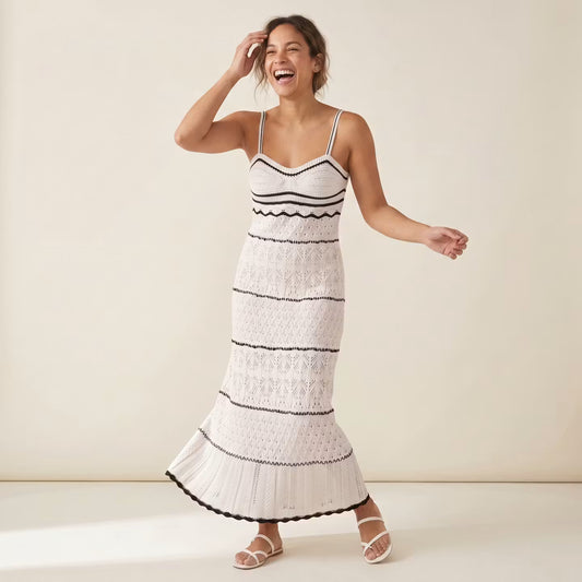 Colette Crochet Maxi Dress