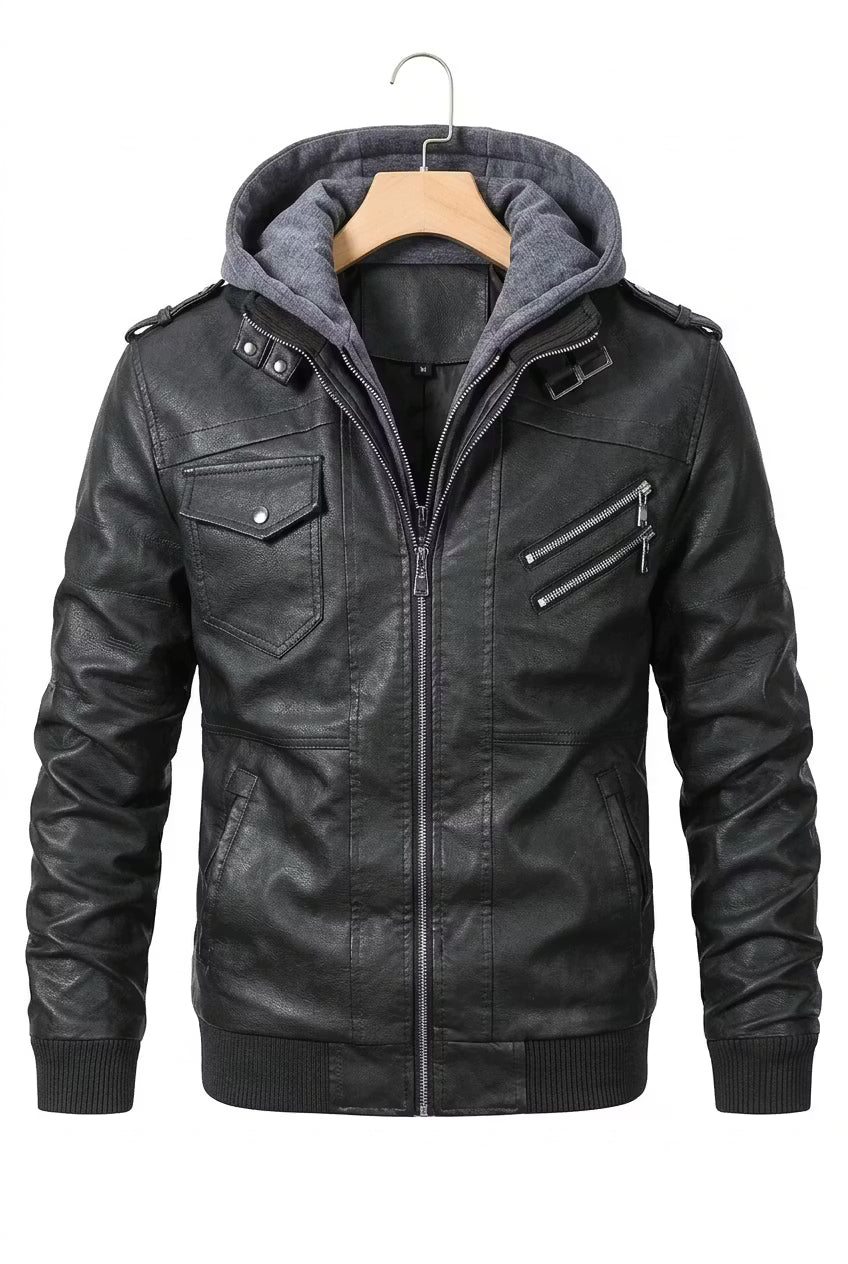 Ironwood Hooded Moto Jacket