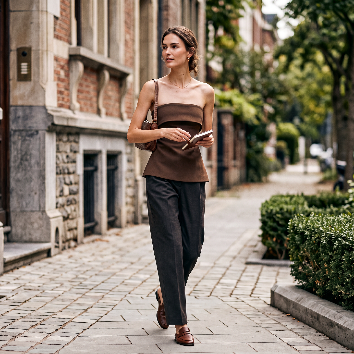 Sera instaptop met open rug