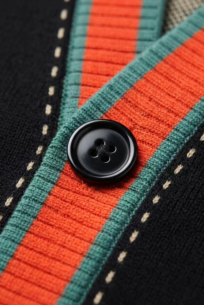 Monaco Contrast Trim Cardigan