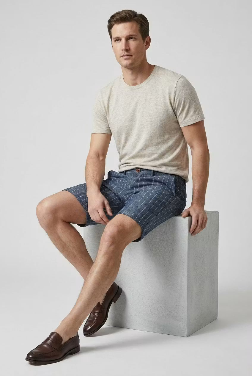 Harborstripe Tailored Shorts