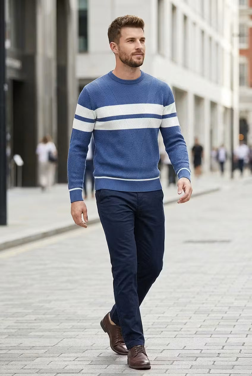 Harborside Stripe Knit Sweater
