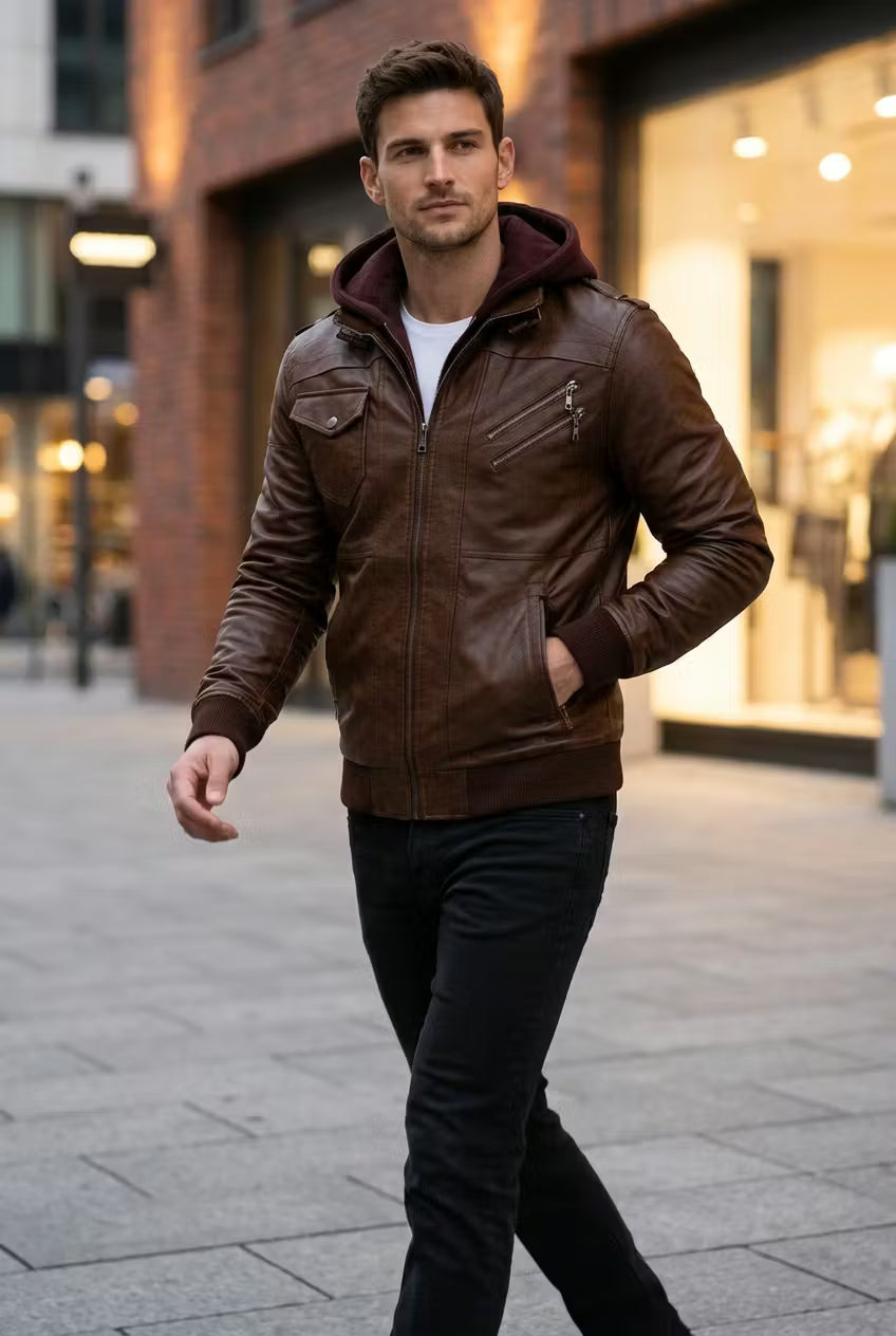 Ironwood Hooded Moto Jacket