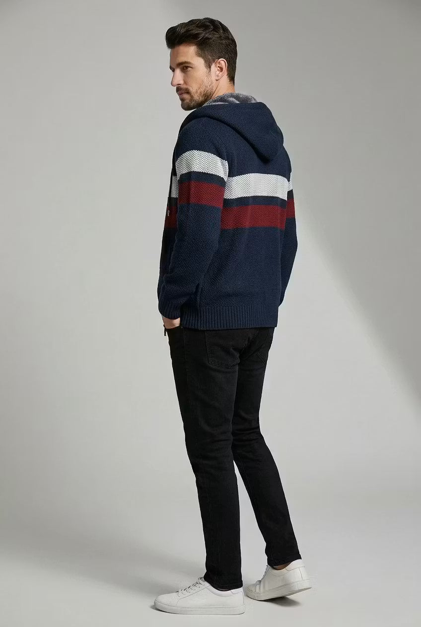 Northshore Stripe Zip Hoodie