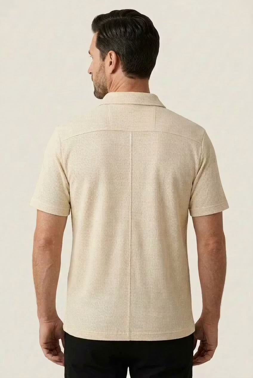 Polo punto waffle Seabrook