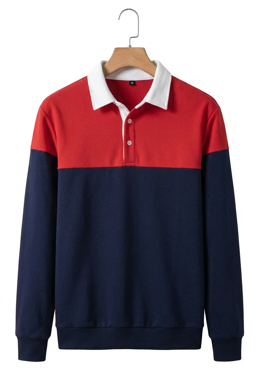 Harbour Block Polo Pullover