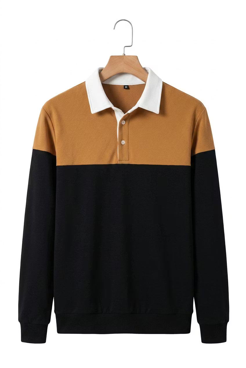 Harbour Block Polo Pullover