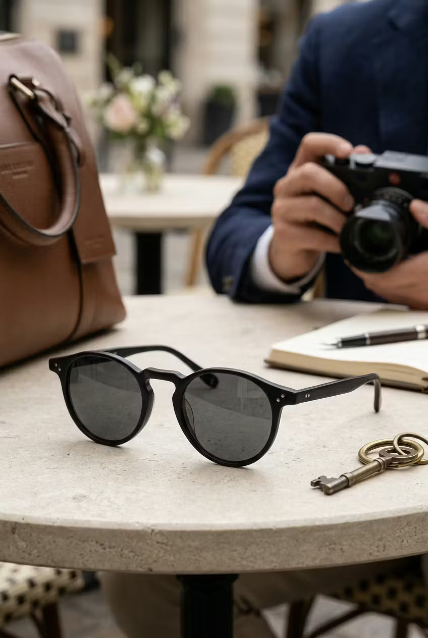 Blackwater Round Frame Sunglasses