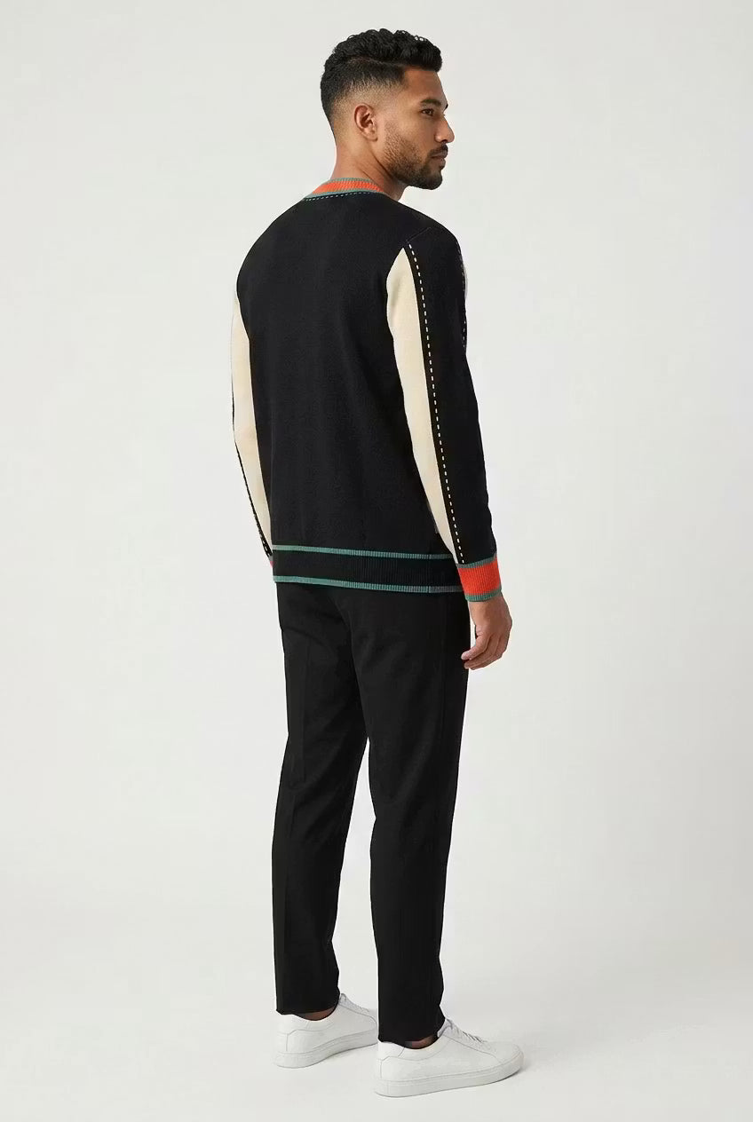 Monaco Contrast Trim Cardigan