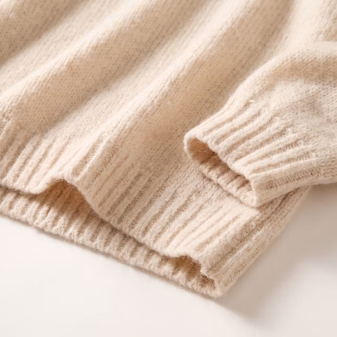 Mara Gebreid Vest met Ruime Pasvorm