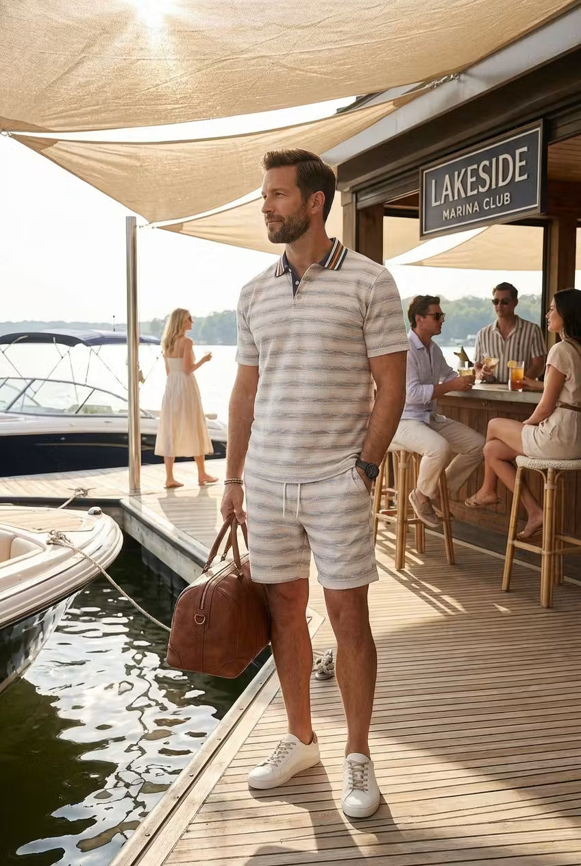 Capri Coast Polo Set