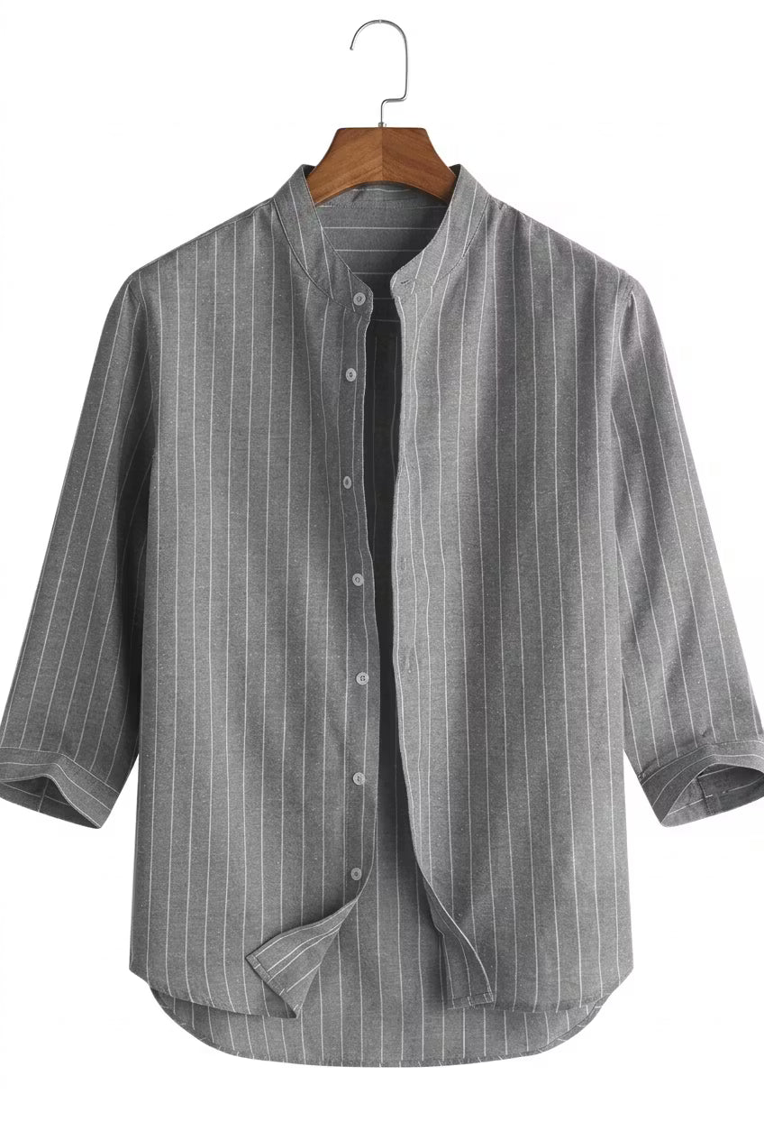 Coastal Stripe Three-Quarter Shirt