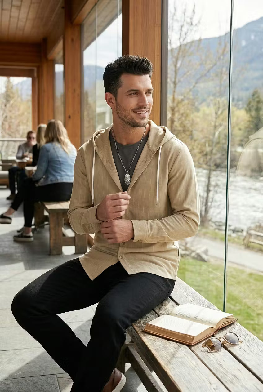 Coastline Rib Hood Shirt