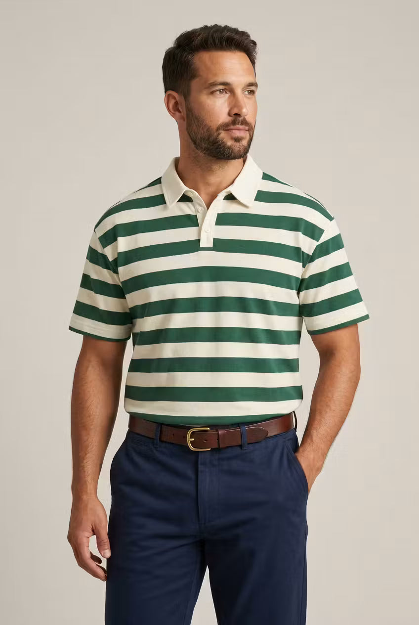 Oakmont Stripe Polo