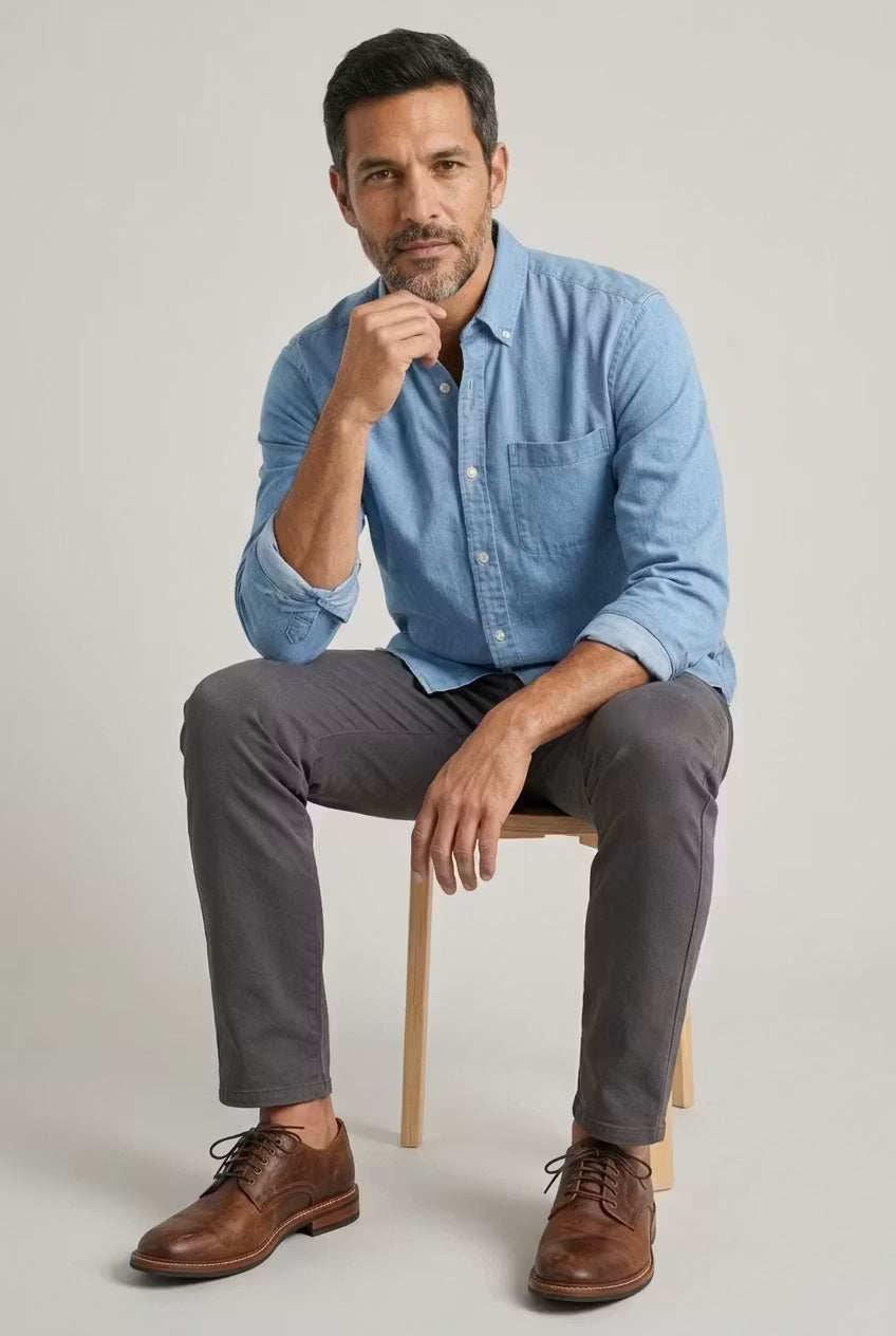 Washed Chambray Shirt