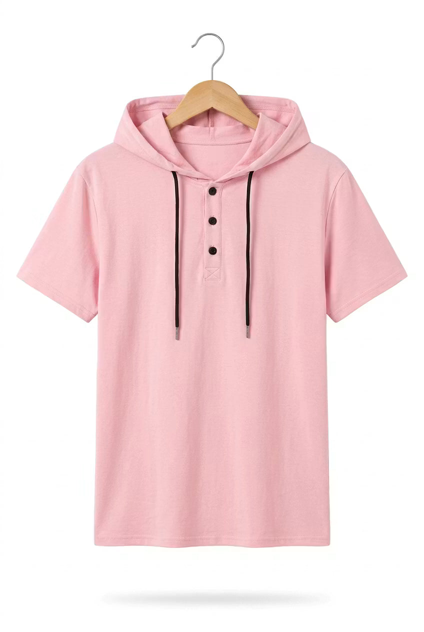 Crestline Hooded Henley Tee