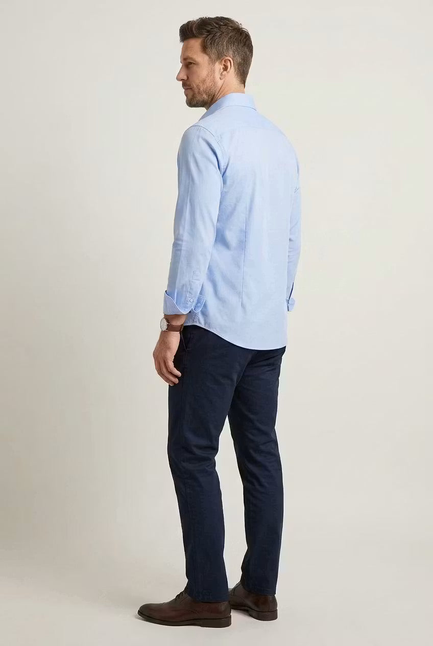 Men’s Long Sleeve Flex Button Shirt