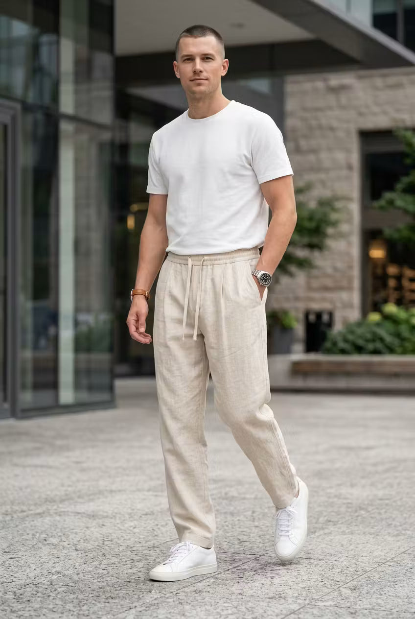 Harbor Straight Leg Summer Trousers