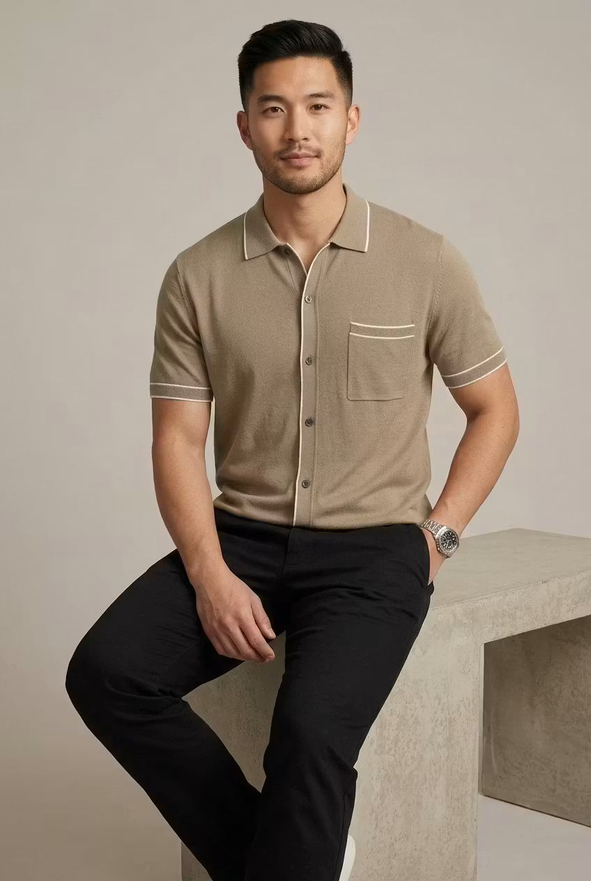 Monterey Tencel Button Polo