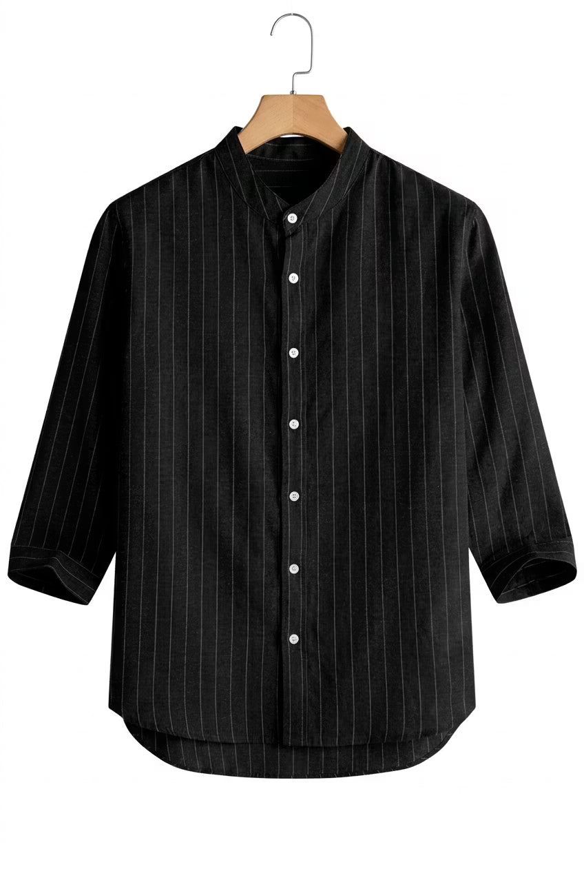 Coastal Stripe Three-Quarter Shirt
