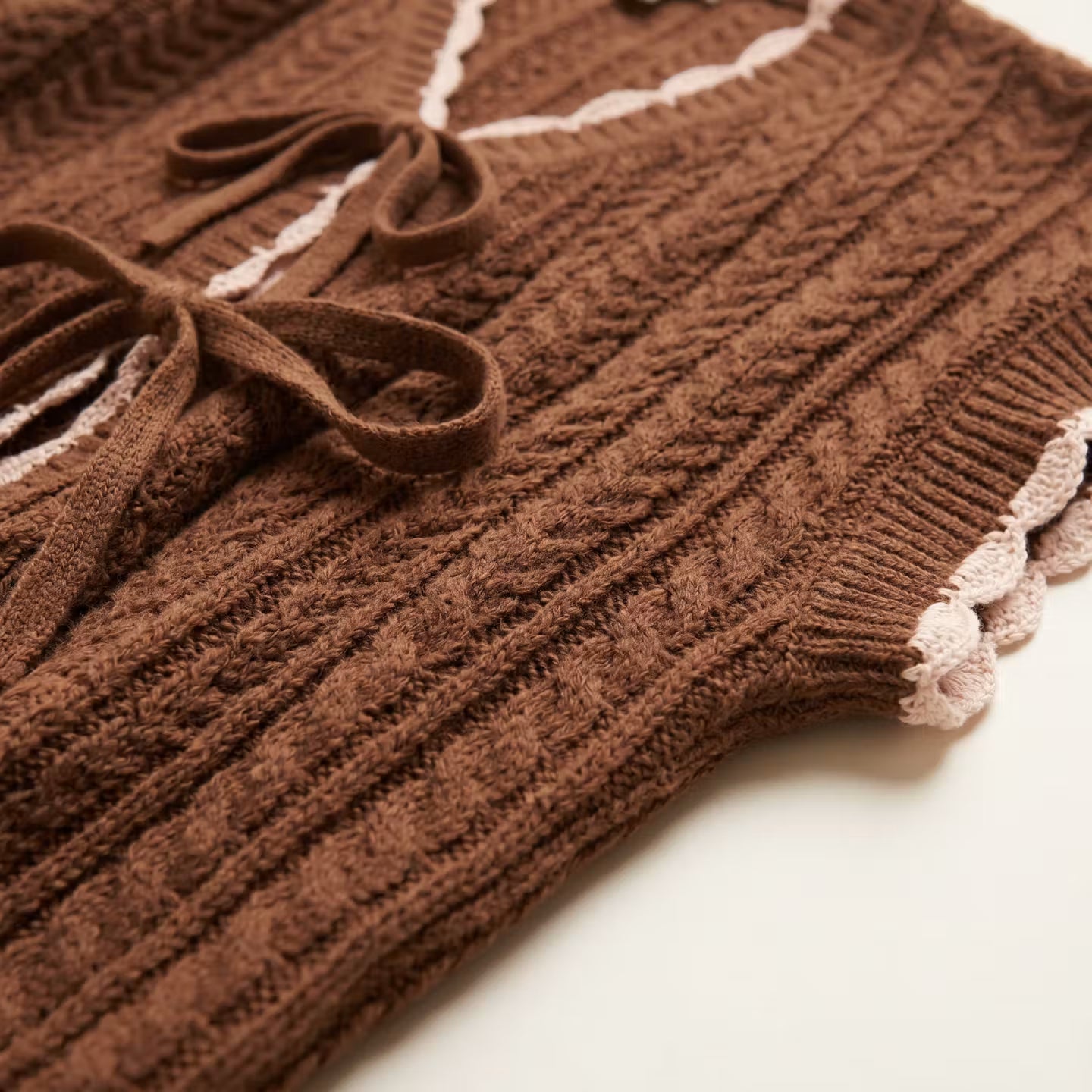 Noelle Tie Knit Top