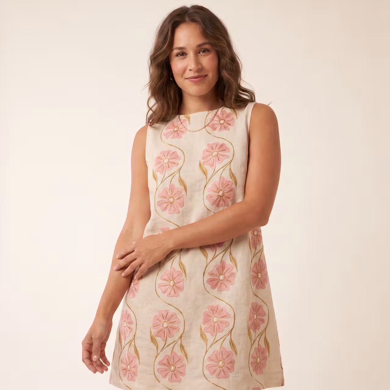 Elara Mini-jurk met Bloemenprint