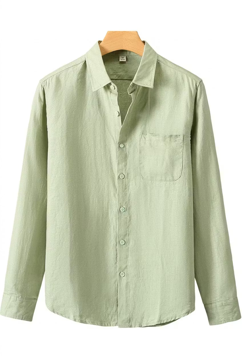 Sandbar Linen Blend Button Shirt