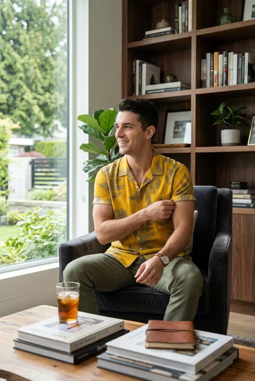 Suncrest Fern Print Shirt