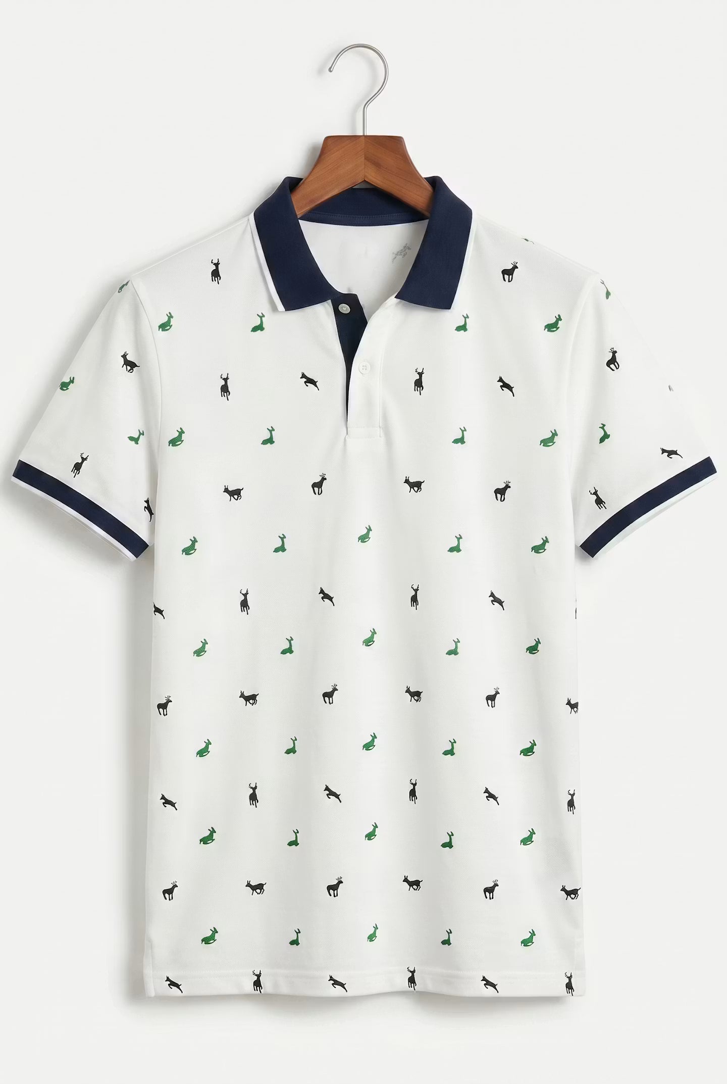 Deer Point Printed Polo