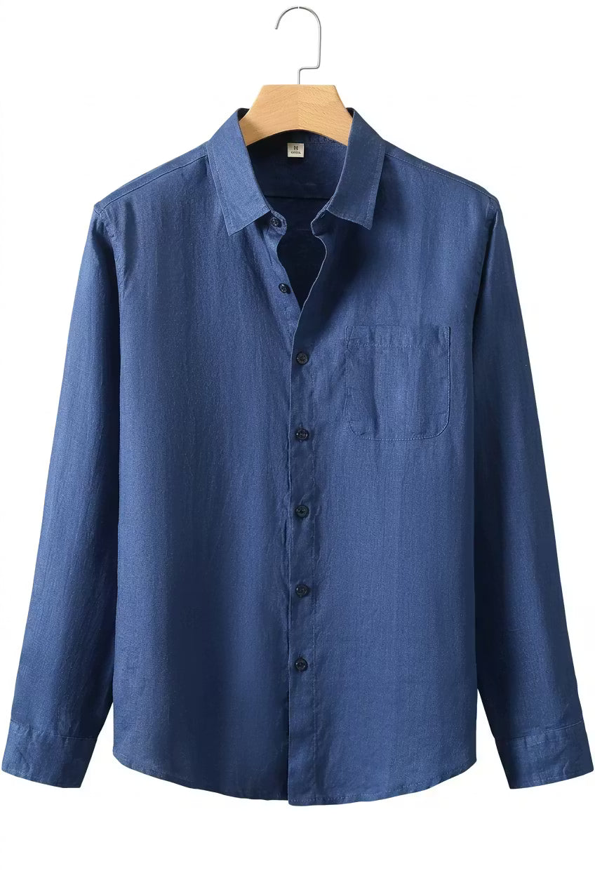 Sandbar Linen Blend Button Shirt