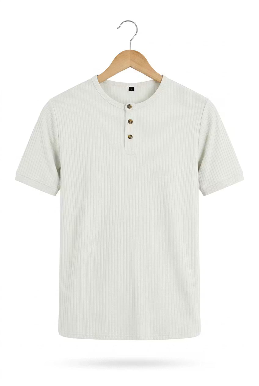 Weston Ribbed Henley Tee