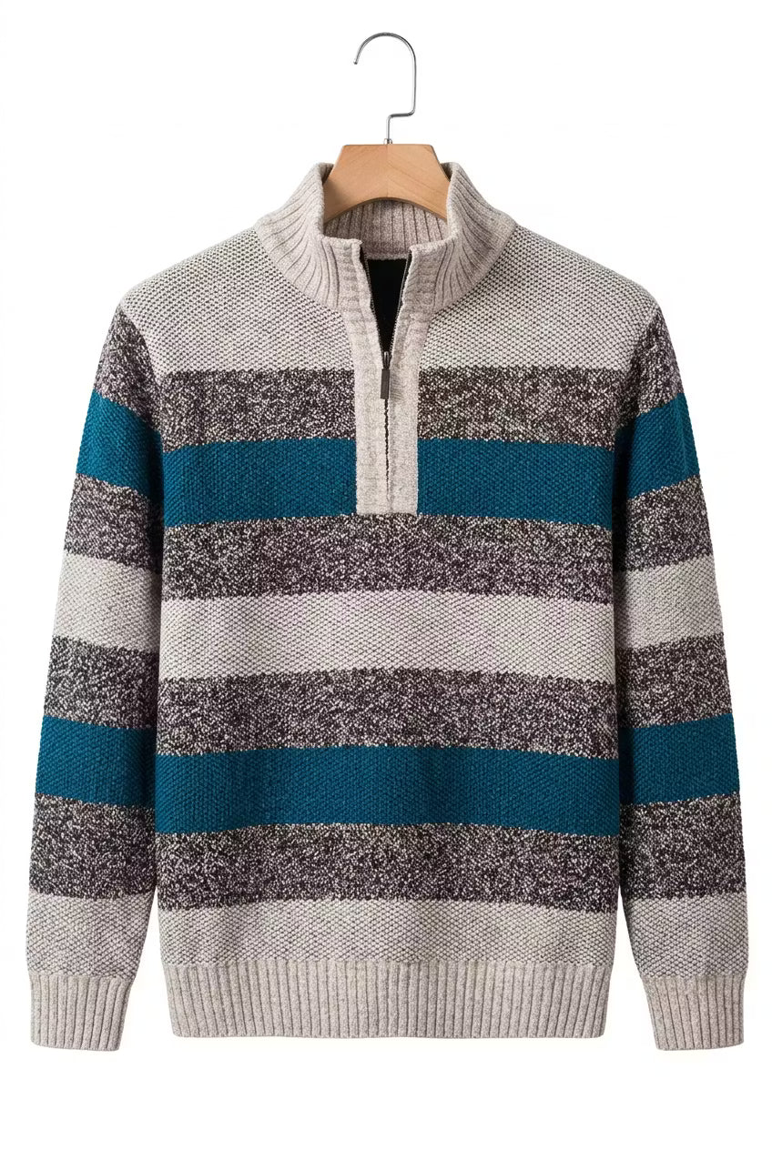North Shore Stripe Quarter Zip