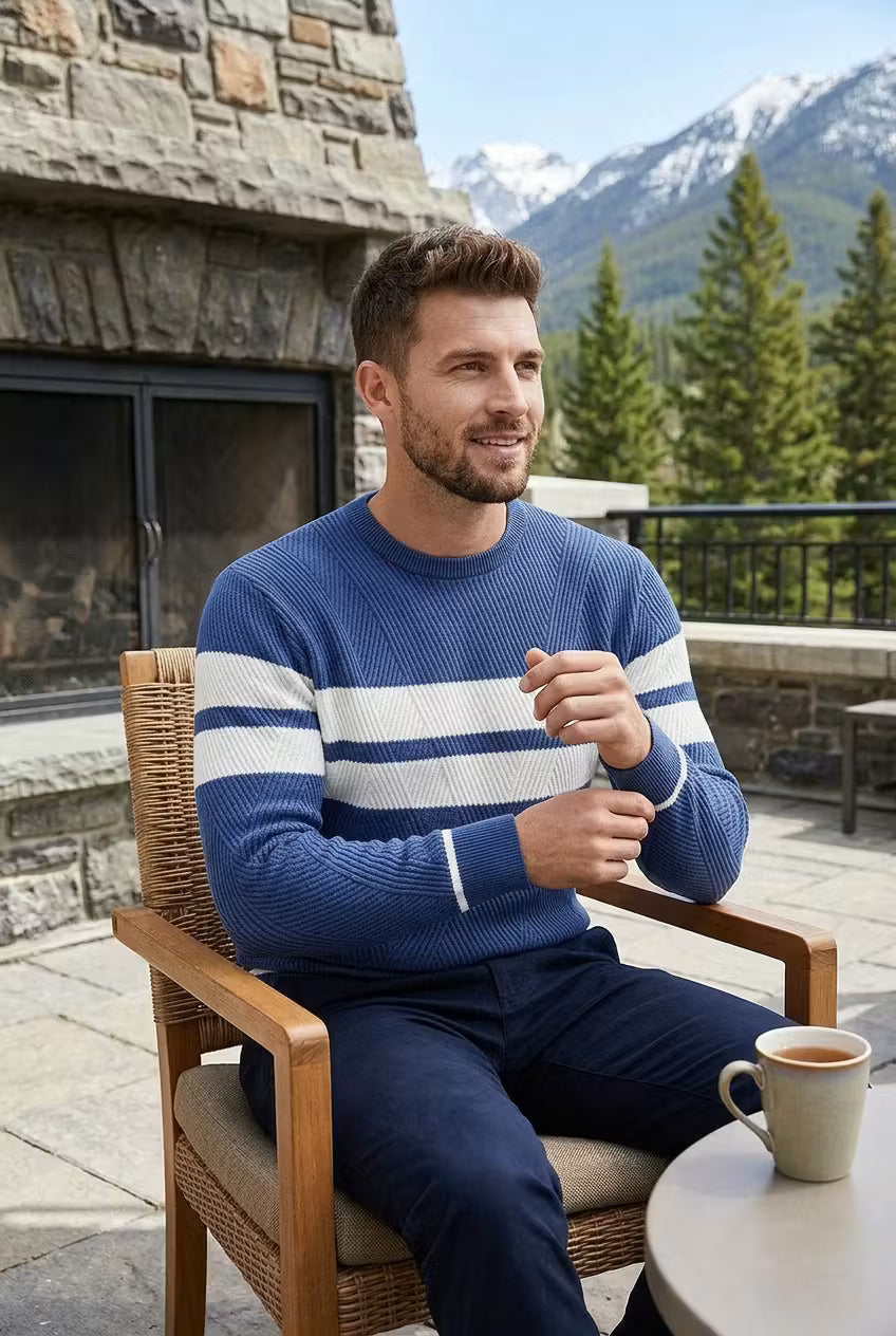 Harborside Stripe Knit Sweater