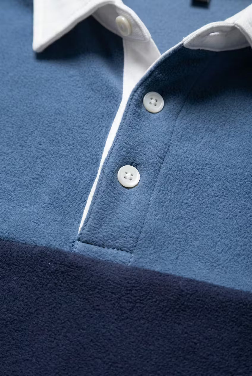 Harbour Block Polo Pullover