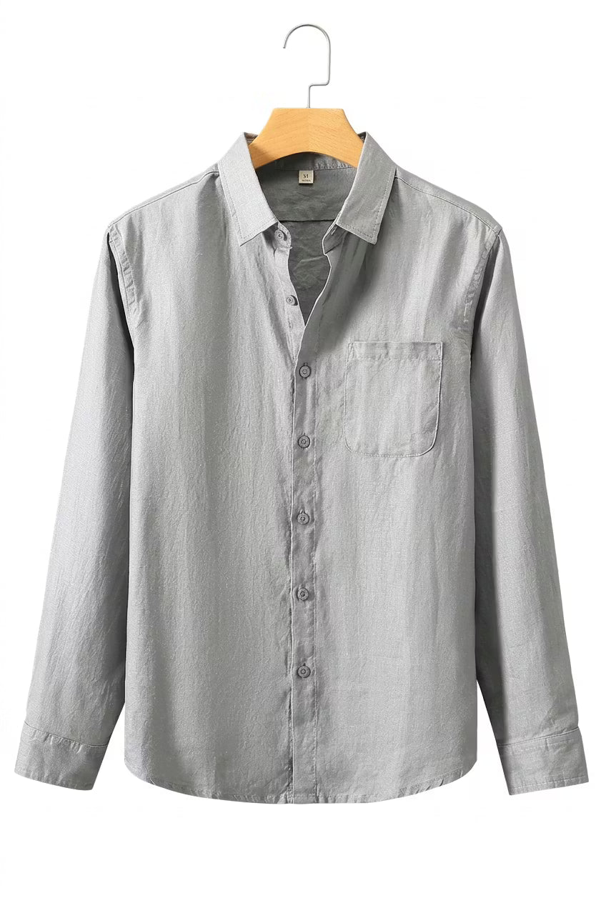Sandbar Linen Blend Button Shirt