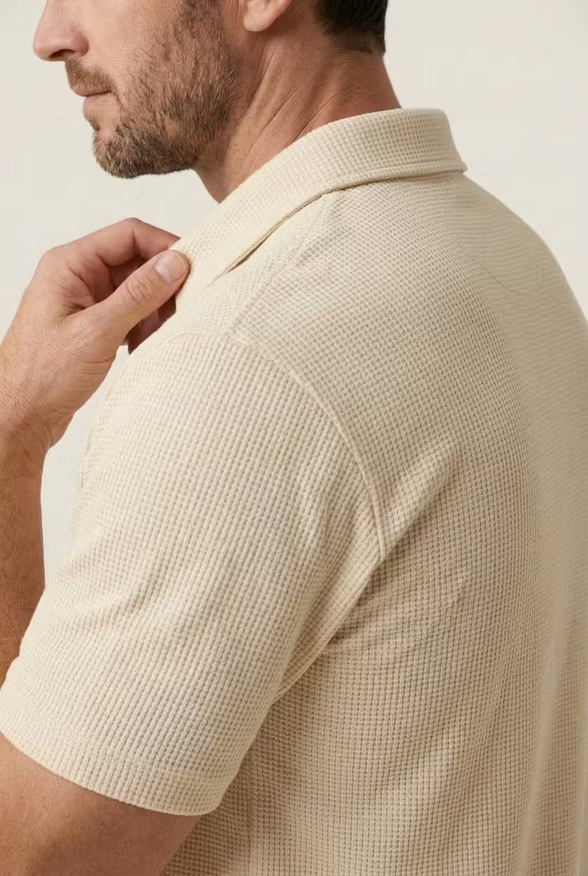 Polo punto waffle Seabrook