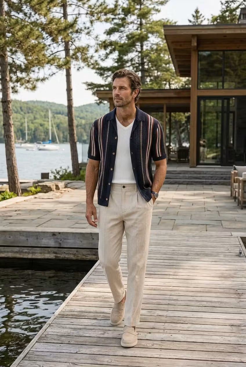 Milano Knit Polo Set