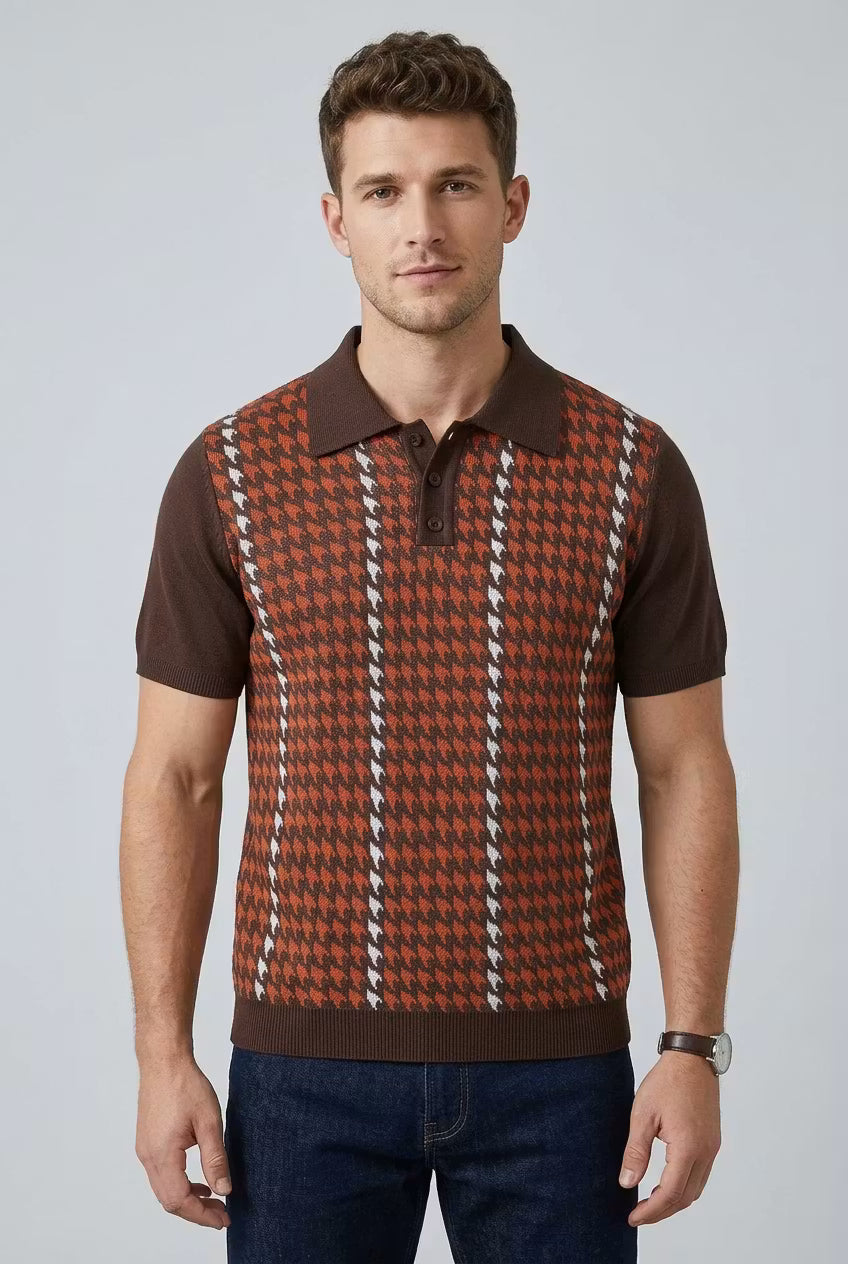 Monterey Jacquard Knit Polo